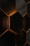 PREMIUM PRODUCTS Decorative panels DECORATIVE ELEMENT HEXACON ABACHI BLACK LED DECORATIVE ELEMENT HEXACON ABACHI BLACK LED