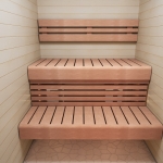 Modular elements for sauna bench PREMADE MODULE, ALDER, 140x600x1600-2400mm