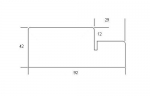 Doors for sauna AD STANDART SAUNA DOORS