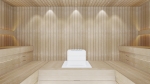 NEW PRODUCTS Sauna wall & ceiling materials ASPEN LINING STP 12x65mm 1800-2400mm