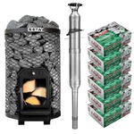 COZY Sauna Stoves Sauna Stoves with BImSchV SAUNA WOODBURNING STOVE COZY 12kW TW COZY 12kW TW