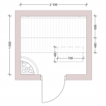 Sauna building kits BUILDING KIT - SAUNA STANDART, ASPEN