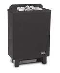 EOS Sauna heaters ELECTRIC SAUNA HEATER EOS GRACIL 4,5kW, BLACK, WITHOUT CONTROL UNIT EOS GRACIL