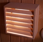 Sauna lamps LAMP AND LATTICE FOR SAUNA SET
