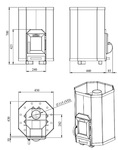 STOVEMAN Sauna Stoves SAUNA WOODBURNING STOVE STOVEMAN 13 STOVEMAN 13 SET