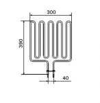 Sauna spare parts Heating elements for sauna heaters Harvia el. sauna heater spare parts HARVIA HEATING ELEMENTS ZSK-732 1750W/240V HARVIA HEATING ELEMENTS