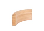 Modular elements for sauna bench MODULE INNER ARCH, ALDER, 90mm