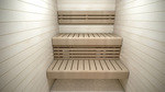 Modular elements for sauna bench BACKREST, ASPEN, 28x300x1600-2400mm