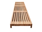 Modular elements for sauna bench Sauna building materials PREMADE MODULE, ALDER, 140x400x1600-2400mm