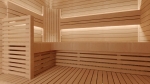 Modular elements for sauna bench ARMREST, ALDER, 20x600x1300mm