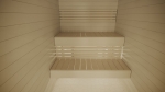 Modular elements for sauna bench BACKREST, ASPEN, 16x300x1600-2400mm