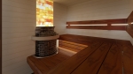 Modular elements for sauna bench BACKREST, HEAT TREATED PINE RADIATA, 42x290x2400mm BACKREST, HEAT TREATED PINE RADIATA, 42x290x1800-2400mm