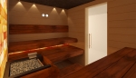 Modular elements for sauna bench PREMADE MODULE, HEAT TREATED PINE RADIATA, 135x504x2100mm PREMADE MODULE, HEAT TREATED PINE RADIATA, 135x504x1800-2400mm