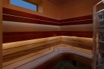 Modular elements for sauna bench CORNER MODULE, HEAT TREATED PINE RADIATA, 654x654mm