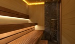 IKI Sauna heaters ELECTRIC SAUNA HEATER IKI CORNER 7,6kW, WITH CONTROL UNIT UKU GB WIFI IKI CORNER