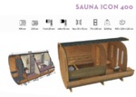 SAUNAINTER Sauna Outdoor SAUNA HOUSE ICON 400