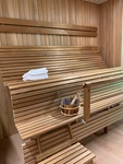 Modular sauna bench MODULAR SAUNA BENCH, ERGONOMIC, THERMO-ASPEN 2400mm MODULAR SAUNA BENCH, ERGONOMIC, THERMO-ASPEN