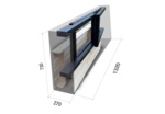 Modular elements for sauna bench SAUFLEX Mobile Saunas Sauna stool SAUFLEX DISASSEMBLABLE BENCH 900x450x660mm, PINE