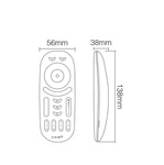 LED additional equipments MILIGHT 4-ZONE RGB+CCT, REMOTE CONTROLLER, FUT092