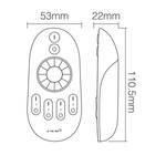 LED additional equipments MILIGHT 4-ZONE DUAL WHITE, REMOTE CONTROLLER, FUT007