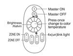 LED additional equipments MILIGHT 4-ZONE DUAL WHITE, REMOTE CONTROLLER, FUT007