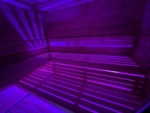 Sauna LED light SAUFLEX 50W RGB LED FLOODLIGHT IP65, WITH CONTROL UNIT SAUFLEX RGB LED FLOODLIGHT IP65, WITH CONTROL UNIT