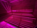 Sauna LED light SAUFLEX 50W RGB LED FLOODLIGHT IP65, WITHOUT CONTROL UNIT SAUFLEX RGB LED FLOODLIGHT IP65, WITHOUT CONTROL UNIT