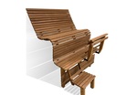 Modular sauna bench MODULAR SAUNA BENCH, STANDART, THERMO-ASPEN