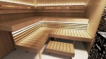 Modular sauna bench MODULAR SAUNA BENCH, OPTIMAL, THERMO-ASPEN