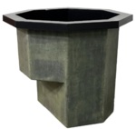 Outdoor bathtubs COLD WATER BARREL, GREY, 200L