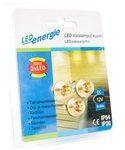 Sauna LED light LED ENERGIE, LED LAMP 3500K 3x025W BRASS