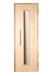 Doors for sauna THERMORY SAUNA DOOR 7X19 HS WITH GLASS, SPRUCE
