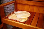Sauna seats OUTLET ALDER SAUNA BENCH SEAT