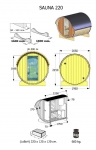 SAUNAINTER Sauna Outdoor SAUNA HOUSE SAUNA 220