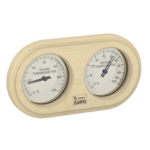 Sauna thermo and hygrometers DUO SAWO BOX TYPE ROUNDED THERMO - HYGROMETER 222-THA, ASPEN SAWO BOX TYPE ROUNDED THERMO - HYGROMETER