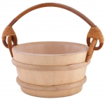 Sauna buckets, pails, basins SAWO WOODEN BUCKET 341-A 4L SAWO WOODEN BUCKET 4,0 L