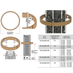 Heater guards Heater guards SAWOTEC TOWER ROUND SAFETY RAILING