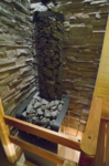 Additional sauna equipments NET AROUND THE SMOKE PIPE, SKAMET 500-800mm
