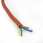 Электрические кабеля для сауны Электрические кабеля для сауны Электрические кабеля для сауны ЖАРОСТОЙКИЙ СИЛИКОНОВЫЙ КАБЕЛЬ SiHF 3x2,5мм²