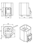 STOVEMAN Sauna Stoves SAUNA WOODBURNING STOVE STOVEMAN 16 STOVEMAN 16