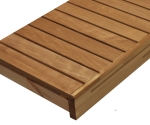 Modular elements for sauna bench PREMADE MODULE, THERMO ASPEN, 140x600x1600-2400mm