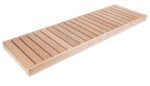 Modular elements for sauna bench Sauna building materials PREMADE MODULE, ALDER, 90x400x2000mm