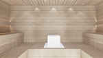 Sauna wall & ceiling materials ASPEN LINING PRK 15x90mm 600-900mm