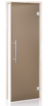 Doors for sauna AD BENELUX SAUNA DOOR, ALDER, BRONZE MATTE, 70x190cm AD BENELUX SAUNA DOORS MATTE